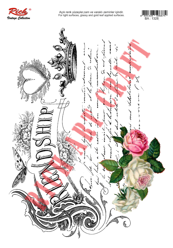 Transfer New Vintage Rich TR-1328 23x33 cm