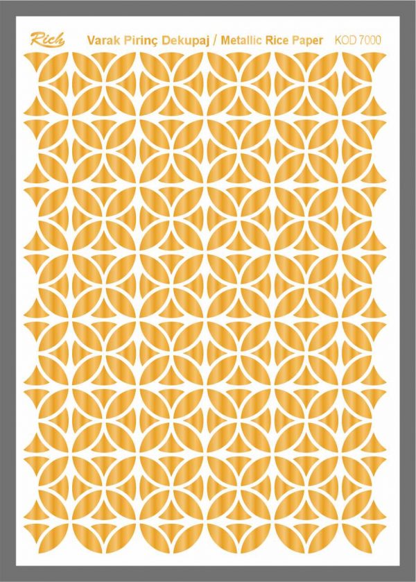 Ριζόχαρτο Rich Gold 29x41 cm 7000