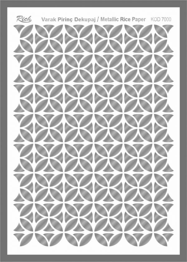Ριζόχαρτο Rich Silver 29x41 cm 7000