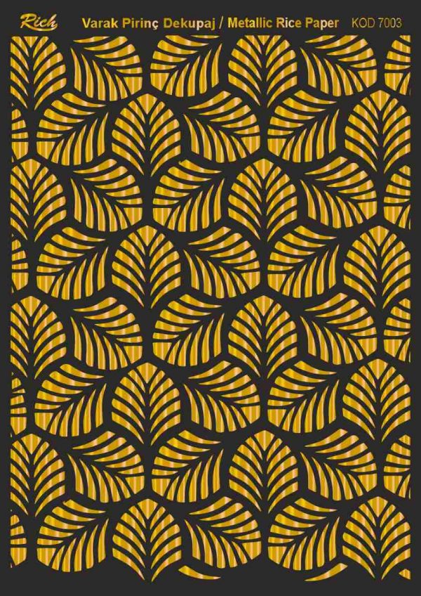 Ριζόχαρτο Rich Soft Gold 29x41 cm 7003