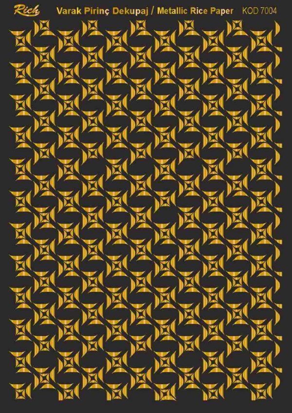 Ριζόχαρτο Rich Soft Gold 29x41 cm 7004