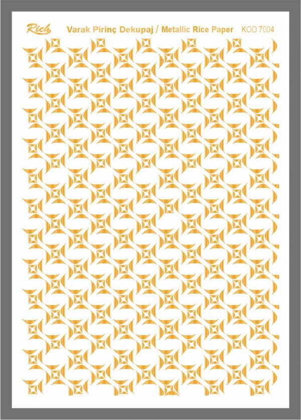Ριζόχαρτο Rich Gold 29x41 cm 7004