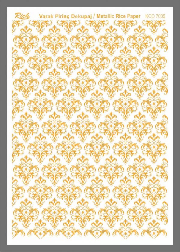 Ριζόχαρτο Rich Gold 29x41 cm 7005