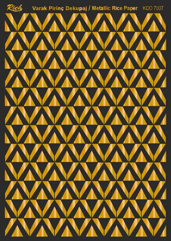 Ριζόχαρτο Rich Soft Gold 29x41 cm 7007