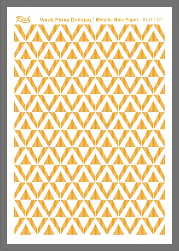 Ριζόχαρτο Rich Gold 29x41 cm 7007