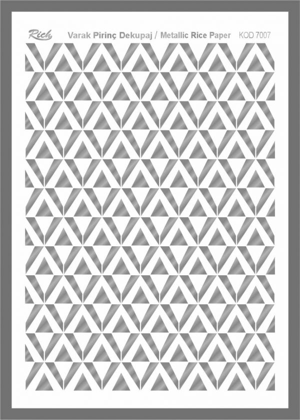 Ριζόχαρτο Rich Silver 29x41 cm 7007