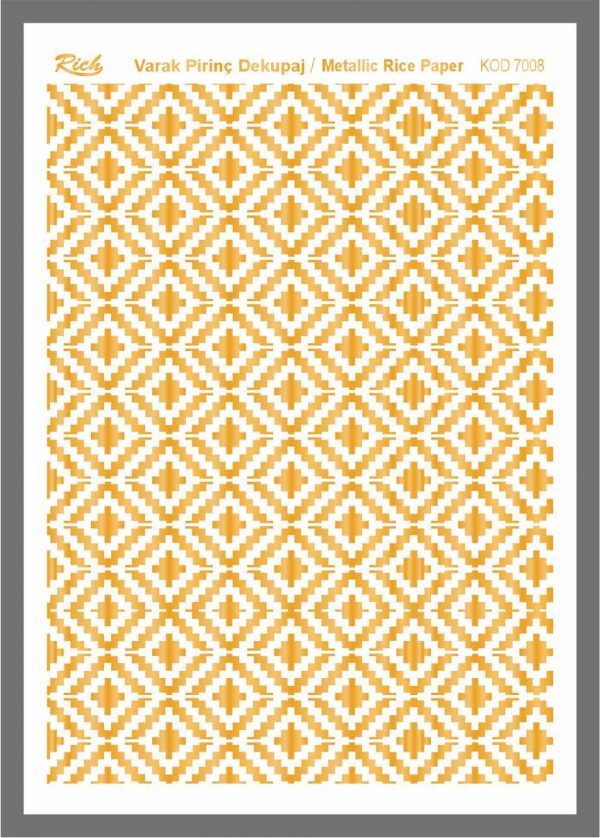 Ριζόχαρτο Rich Gold 29x41 cm 7008