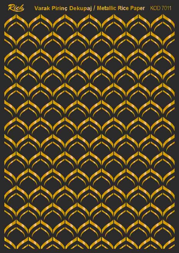 Ριζόχαρτο Rich Soft Gold 29x41 cm 7011