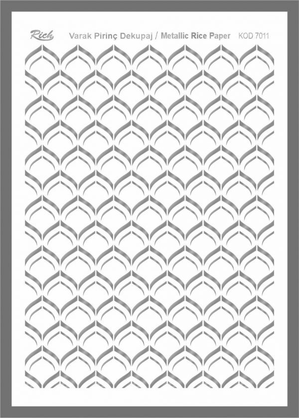 Ριζόχαρτο Rich Silver 29x41 cm 7011