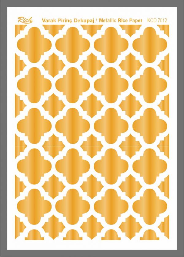 Ριζόχαρτο Rich Gold 29x41 cm 7012
