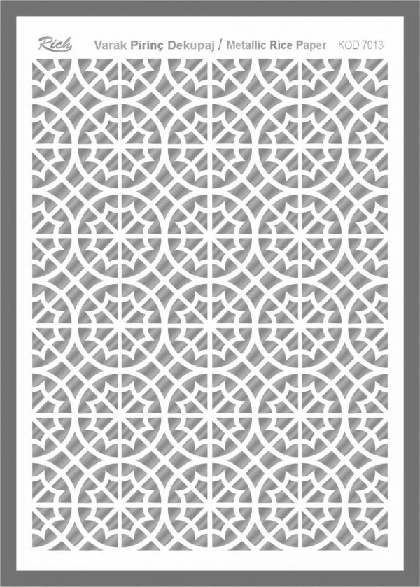 Ριζόχαρτο Rich Silver 29x41 cm 7013