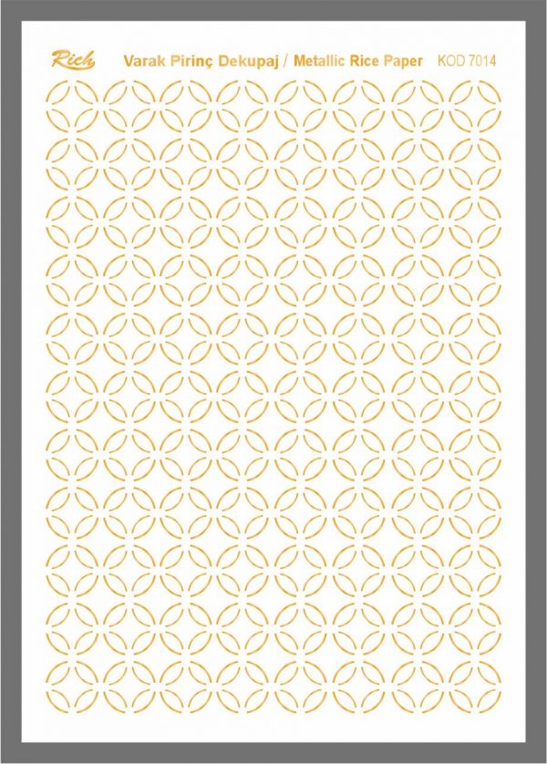 Ριζόχαρτο Rich Gold 29x41 cm 7014