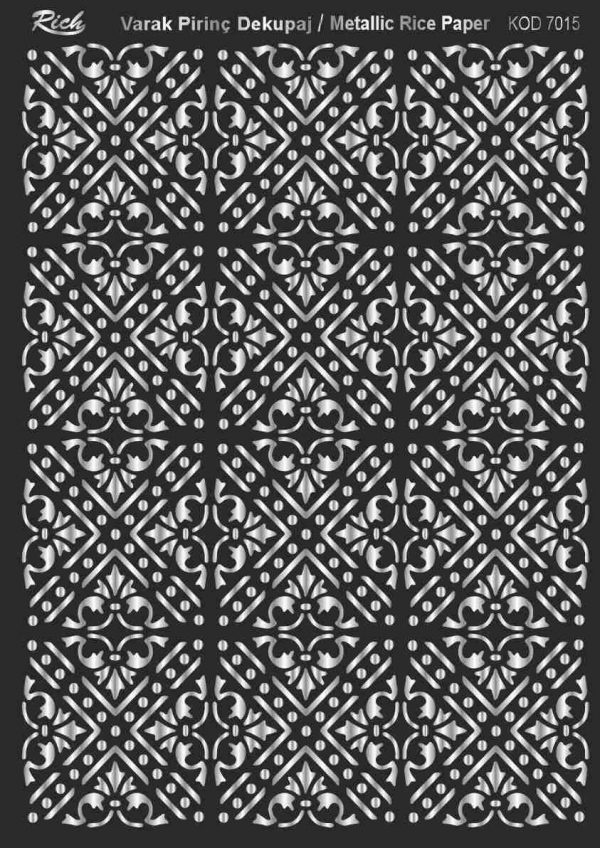 Ριζόχαρτο Rich Soft Silver 29x41 cm 7015