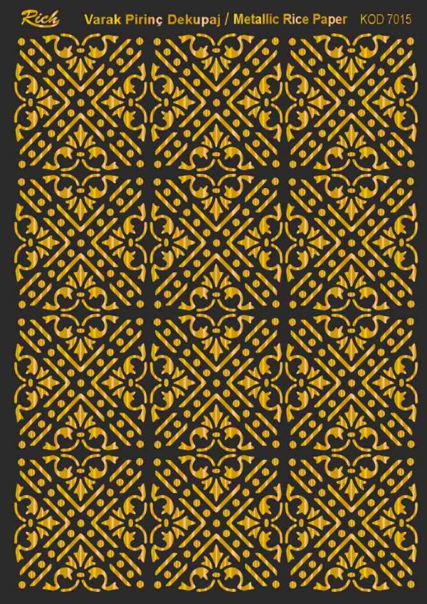 Ριζόχαρτο Rich Soft Gold 29x41 cm 7015