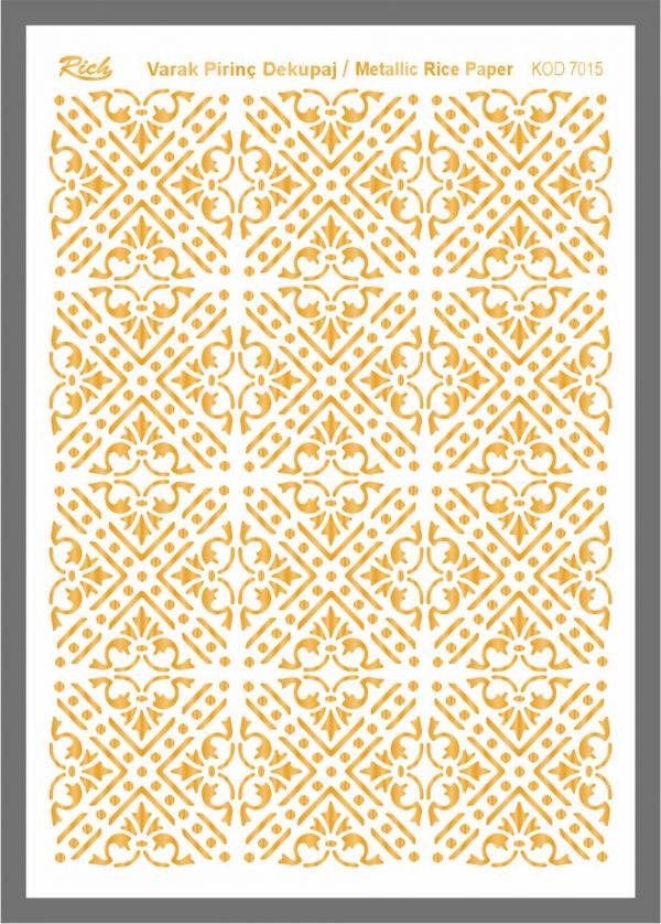Ριζόχαρτο Rich Gold 29x41 cm 7015