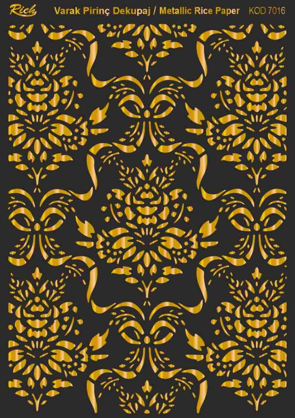 Ριζόχαρτο Rich Soft Gold 29x41 cm 7016