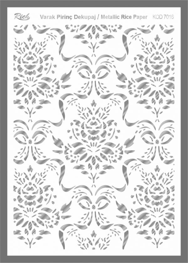 Ριζόχαρτο Rich Silver 29x41 cm 7016