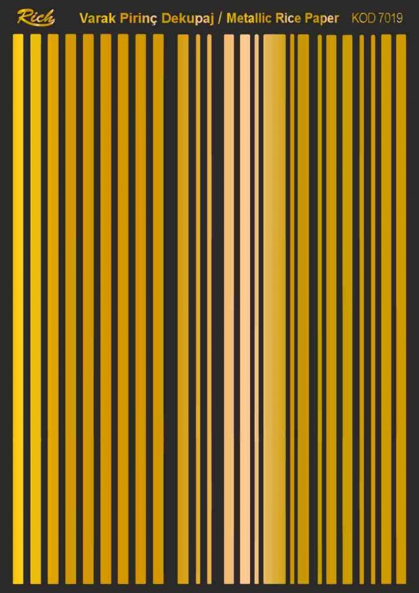 Ριζόχαρτο Rich Soft Gold 29x41 cm 7019