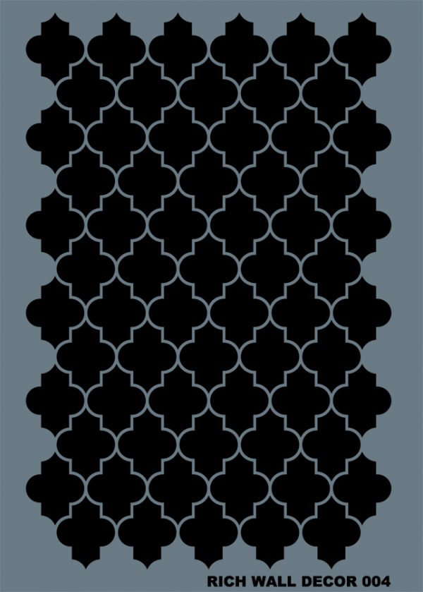Stencil Rich Wall 50x70 cm Wall-004
