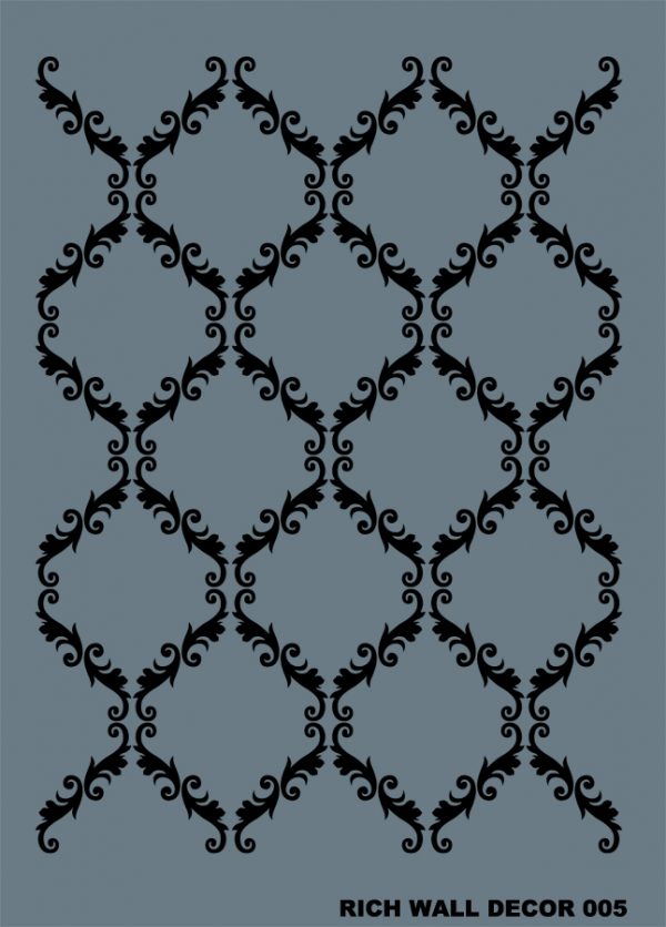 Stencil Rich Wall 50x70 cm Wall-005
