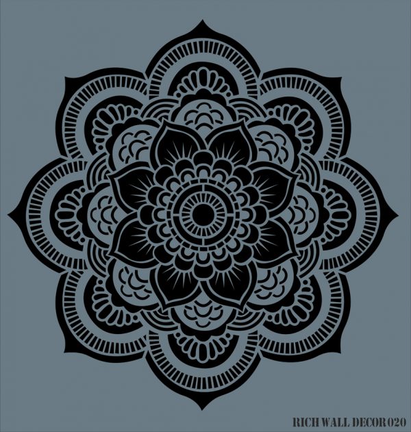 Stencil Rich Wall 50x52.5 cm Wall-020