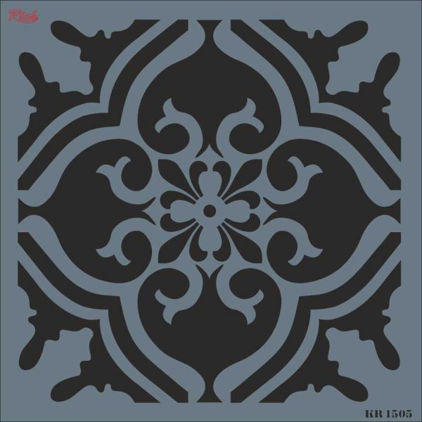 Stencil Rich Tile Serie 30x30 cm KR1505